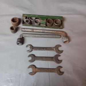 Photo of ANTIQUE SOCKETS & OPEN END WRENCHES