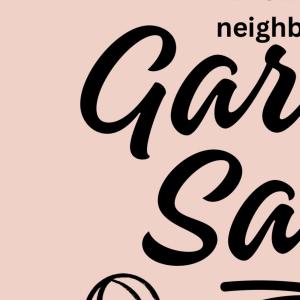 Photo of Next weekend! April 26-27 Park Place Neighborhood Garage Sale