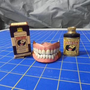 Photo of Real Used Dentures From 1950's