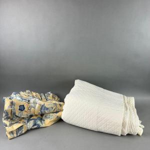 Photo of BB1338 William & Mary King Coverlet & Floral Custom Shams