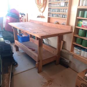 Photo of SOLID WOOD WORKBENCH