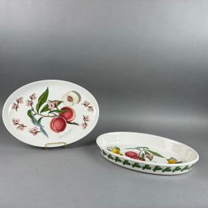 Photo of K318 Pomona Portmeirion Oval Platter and Oval Casserole Dish