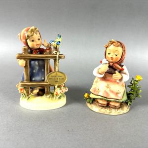 Photo of LR369 Goebel Hummel Figurines "Signs of Spring & Make a Wish" TM6