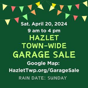 Photo of Hazlet Town-Wide Garage Sale April 20, 2024