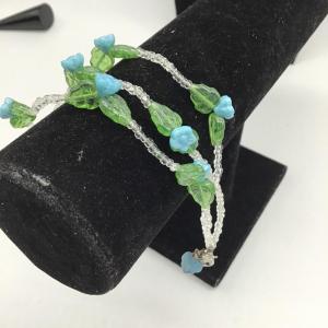 Photo of Bright colored beaded bracelet