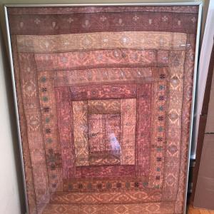 Photo of LOT 73D: Framed Textile Artwork made from Antique Fabrics