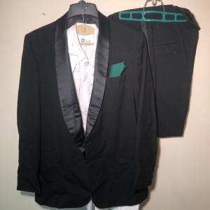 Photo of LOT 59B: After Six by Rudofker Tuxedo Jacket & Dress Shirt w/ Matching Pants & M