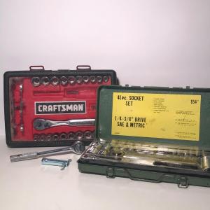 Photo of LOT 50B: Socket Wrench Sets (Incomplete) - Craftsman & More