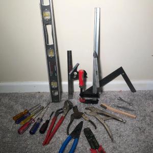Photo of LOT 54B: Variety of Tools, Levels, & More