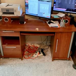 Photo of LOT 6 B: Computer Desk (Electronics Not Included)