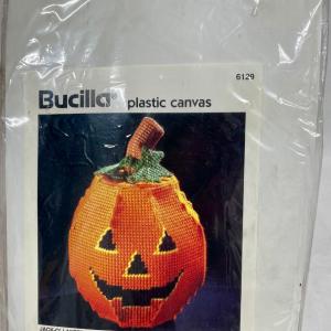 Photo of Bucilla Jack-O-Lantern Candy Dish Yarn Project Kit