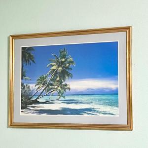 Photo of Tropical Beach Front Framed Poster