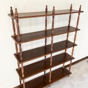 Photo of Solid Wood Adjustable Shelving Unit ~ 48 Pieces Total