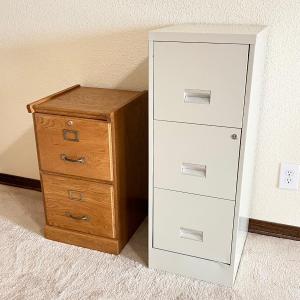 Photo of Pair (2) Filing Cabinets ~ *Read Details