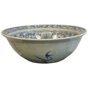 Photo of Qing Dynasty Republic Blue and White Chinese Dish