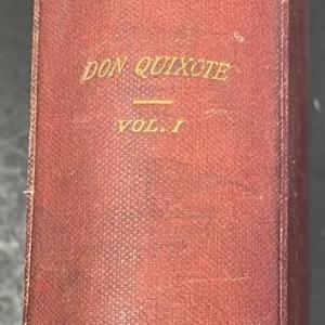 Photo of Cervantes Works "Don Quixote" Vol. I 1891