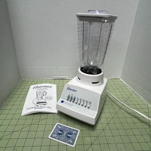 Photo of Vintage Sunbeam Osterizer Blender Tested Designer Cycle Blend Appliance