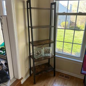 Photo of LOT 106L: Industrial Style Ladder Shelf