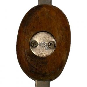 Photo of Maritime Wood Block Tackle Pulley / Marked A & B