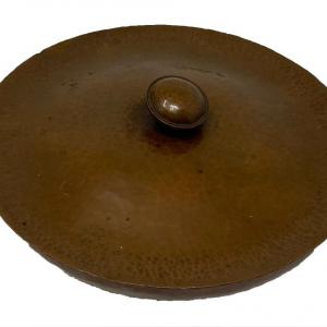Photo of Native American Hammered Copper Bowl / Lid