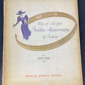 Photo of "City of New York Gold Anniversary of Fashion 1898-1948" Official Jubilee Editio