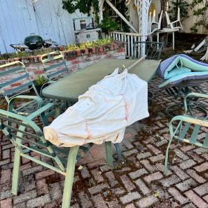 Photo of Outdoor patio table and chairs
