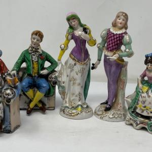 Photo of Vintage Lot of 5 Colonial Japan figurines