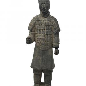 Photo of Ceramic Chinese warrior - gray