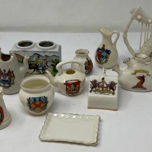 Photo of Crested Ware Collection 10 lots of souvenir Miniature items