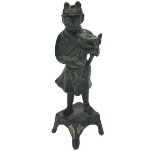 Photo of Antique Qing Dynasty Bronze Palace Statue