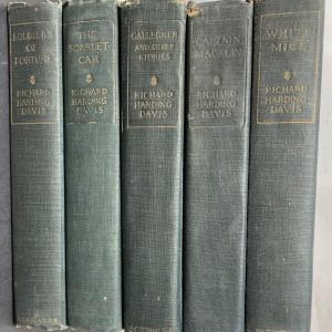 Photo of Collection 5 Books Richard Harding Davis 1920