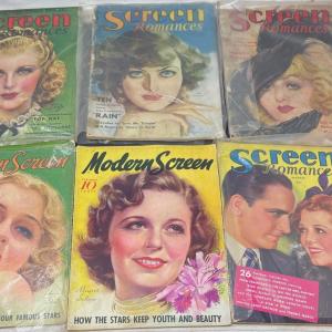 Photo of Collection Six Screen Movie Magazines 1930's