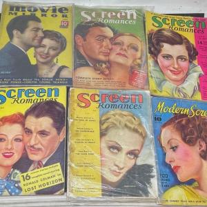 Photo of Collection Six Screen Movie Magazines 1930's