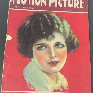 Photo of 1930's Motion Picture Magazine