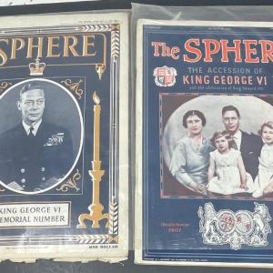 Photo of Two Sphere Magazines of King George VI