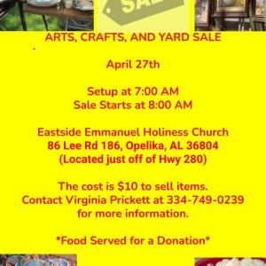 Photo of Arts, Crafts, and Yard Sale