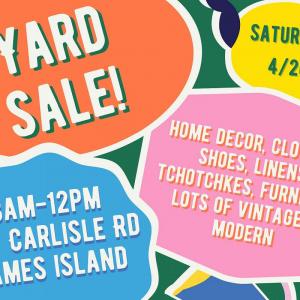Photo of Spring Yard Sale This Saturday 4/20 8AM-12PM