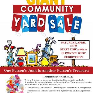 Photo of Giant Community Yard Sale