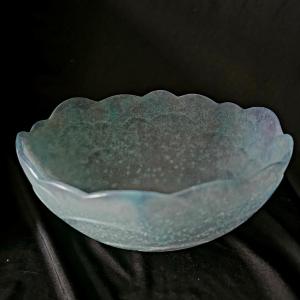 Photo of Murano Blue and Pink Heavy Glass Bowl (or light fixture!)