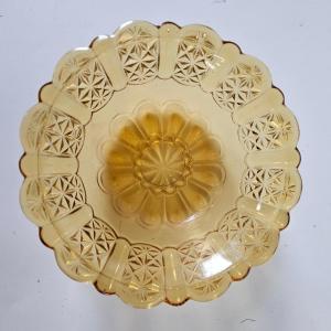 Photo of Small Amber Glass Dish