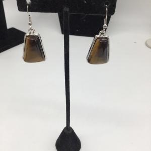Photo of Fashion brown earrings