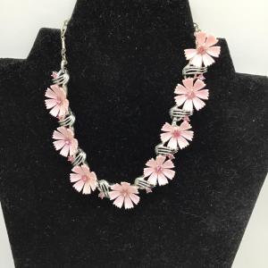 Photo of Vintage Lisner pink necklace