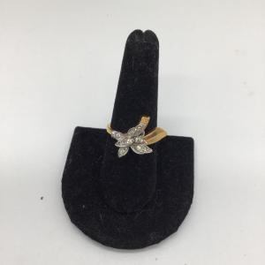Photo of 18 KT GF. Marked butterfly ring