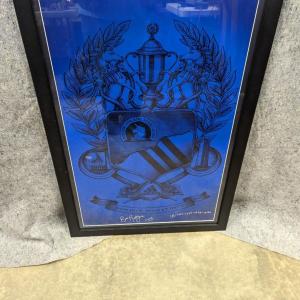 Photo of Framed 2008 Original Boston Marathon Poster Signed by Bree Rodgers