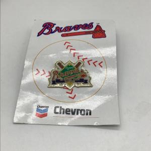Photo of Braves baseball pin