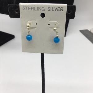 Photo of Sterling silver blue earrings