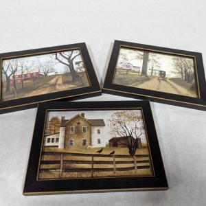 Photo of Set of Three Framed Billy Jacob Prints 8" x 6"