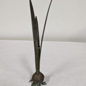 Photo of Brass Onion Bud Candle Holder