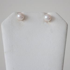 Photo of 14kt akoya pearl earrings