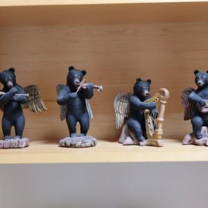 Photo of Four Angel Musician Bears, Signed